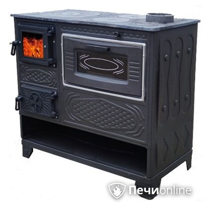 Отопительно-варочная печь МастерПечь ПВ-05С с духовым шкафом, 8.5 кВт в Звенигороде
